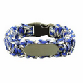 Paracord Wristband (Bucky Blue Camo)